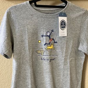 Life is Good kids t-shirt size XL,